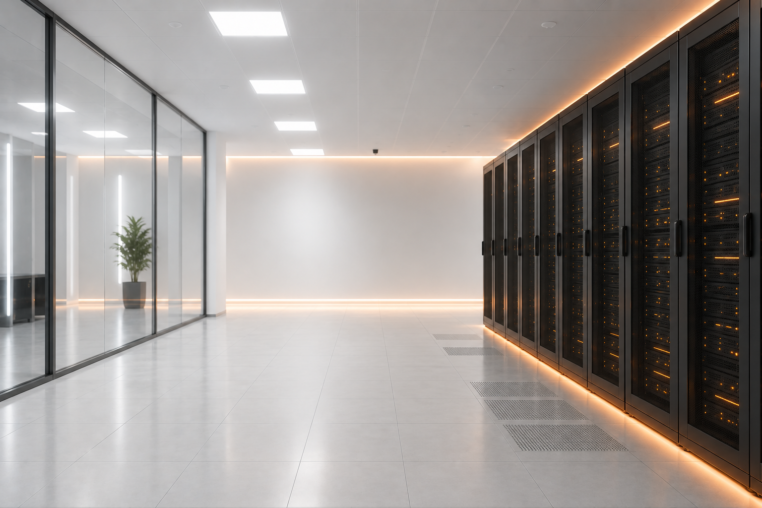 Modern digital infrastructure supporting websites